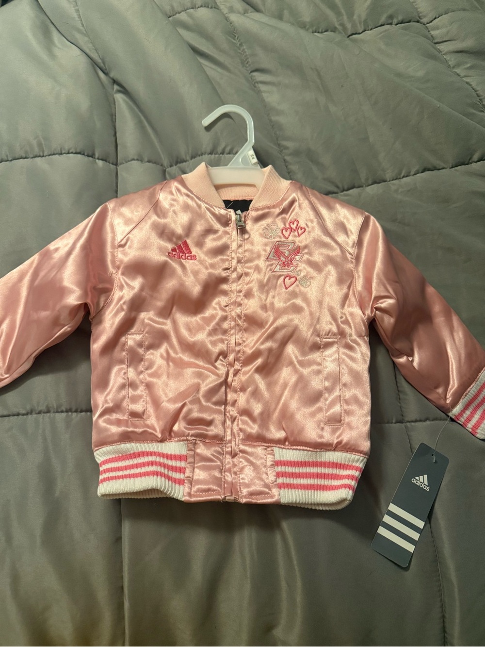NWT Boston college pink 24 months jacket
